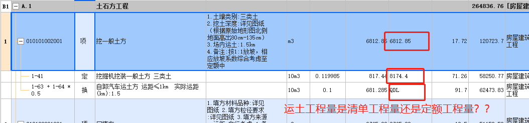 定额量