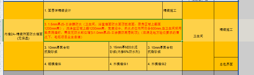 墙面防水