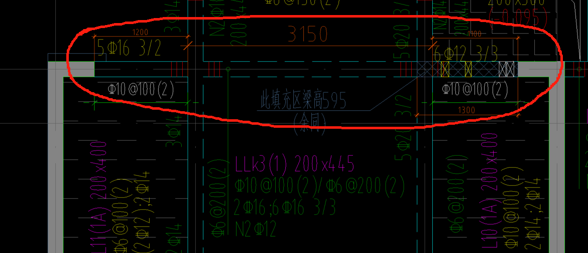 梁截面