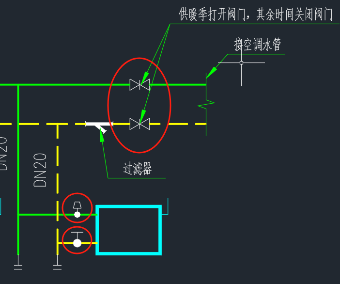 阀门图例