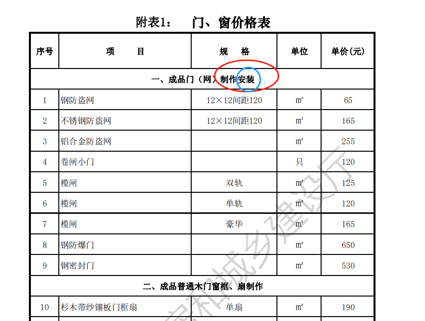 清单和定额