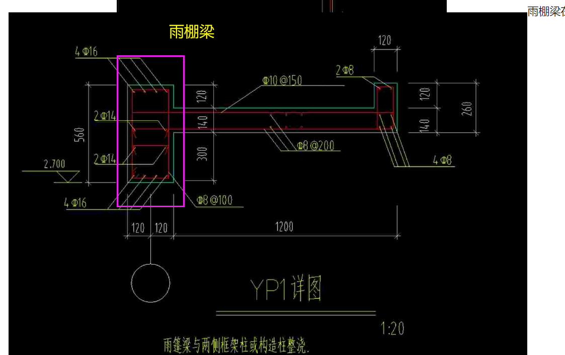 断面面积