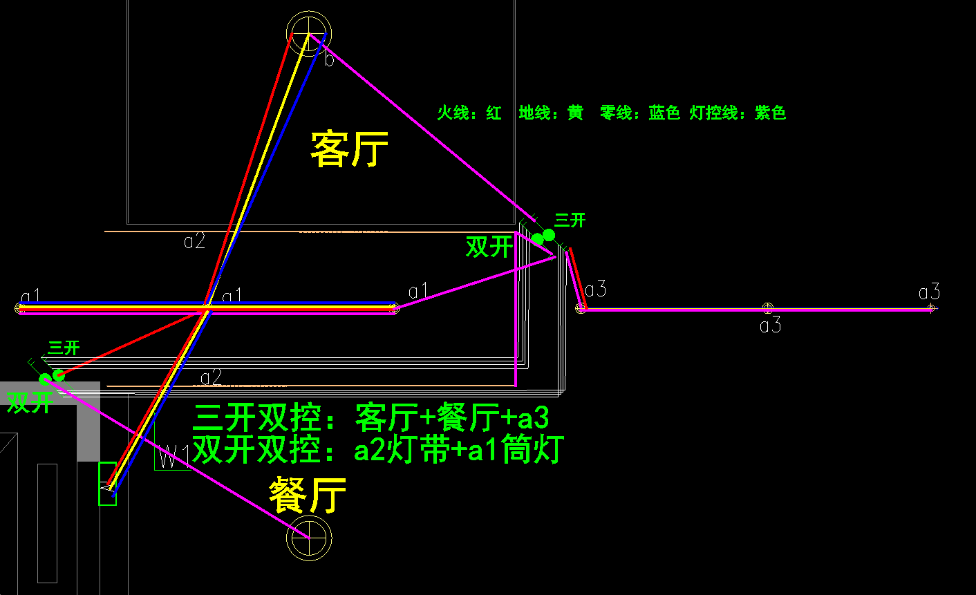 开关接线