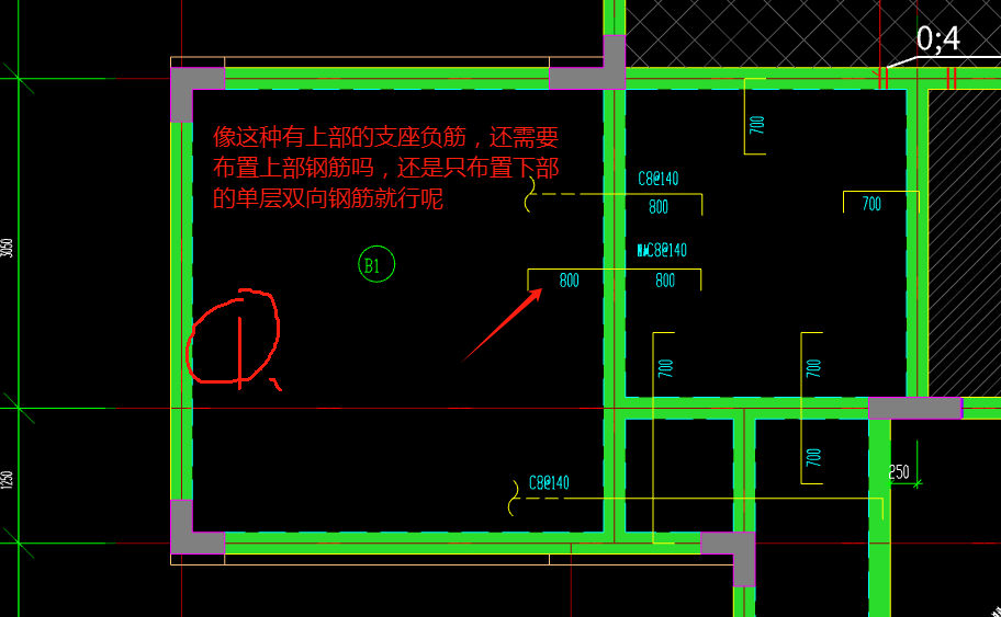 钢筋的布置