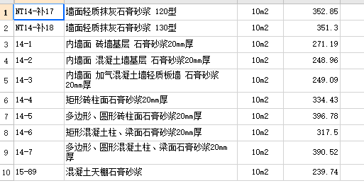 石膏找平套什么定额