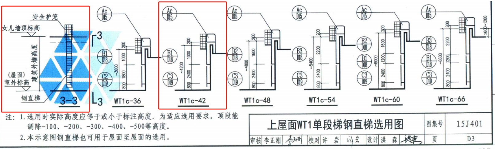 屋面钢爬梯