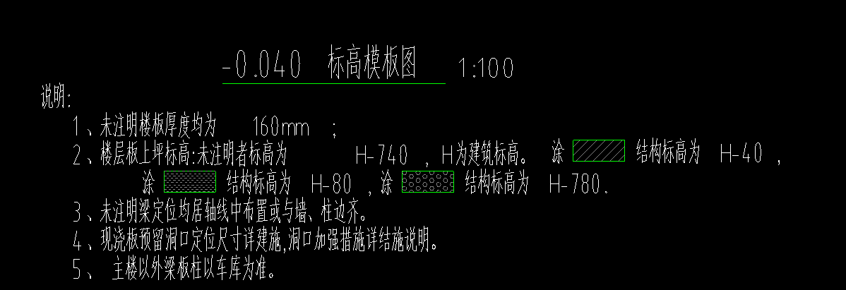 构件标高