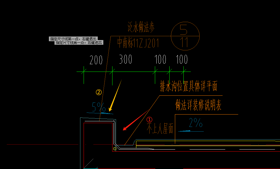 防水上翻高度