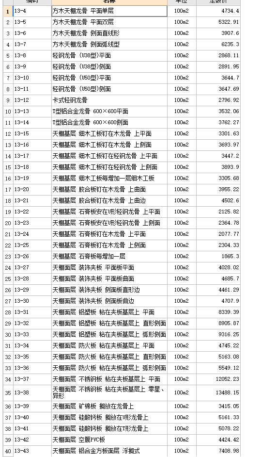 吊顶