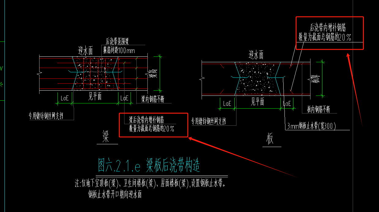 后浇带