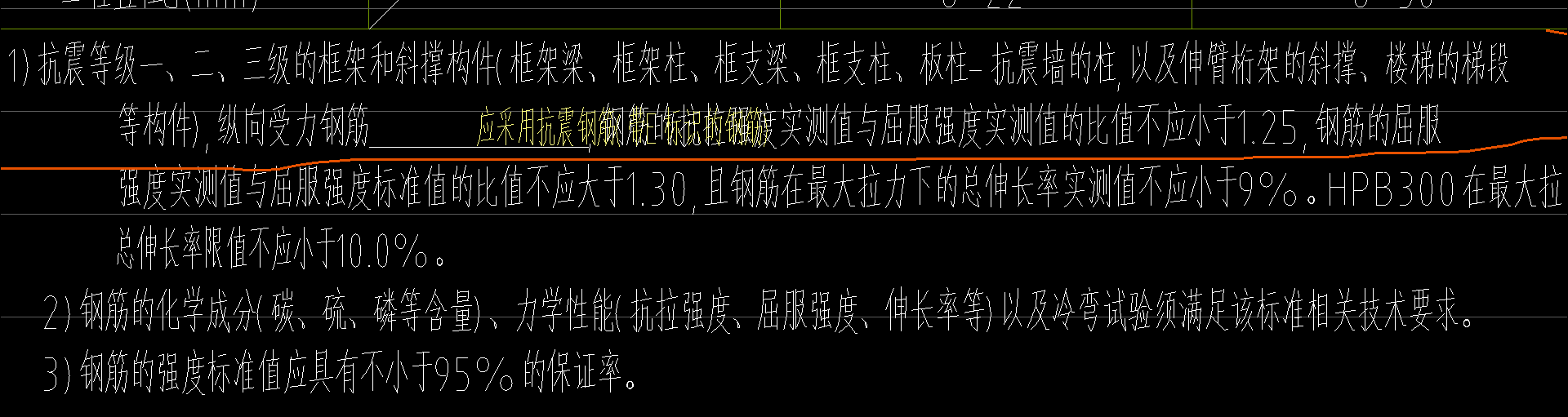 纵向受力钢筋
