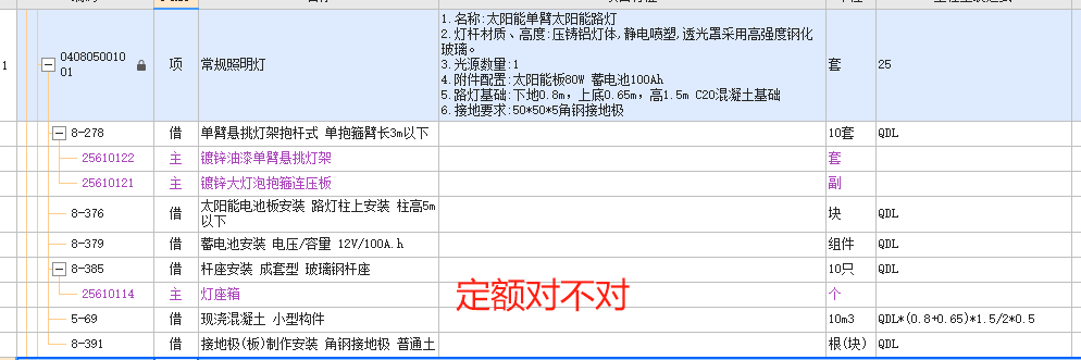 定额