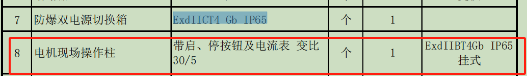 操作柱
