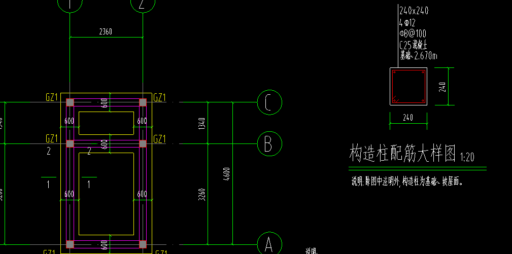 矩形柱