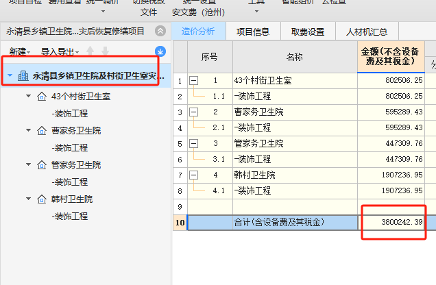 总价