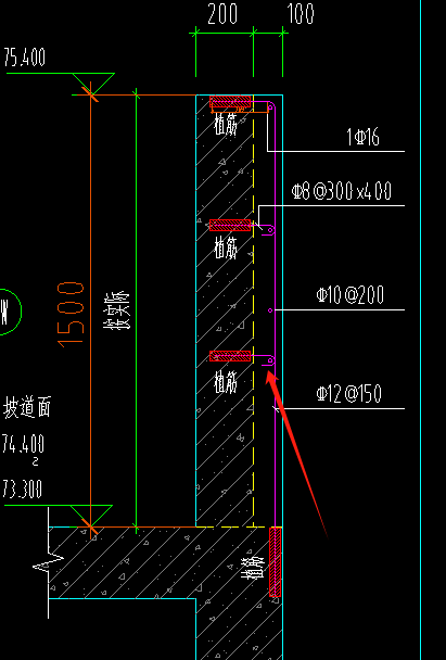 平直段