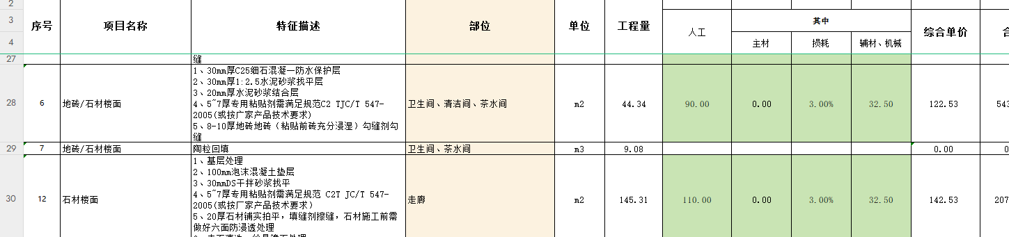 辅材