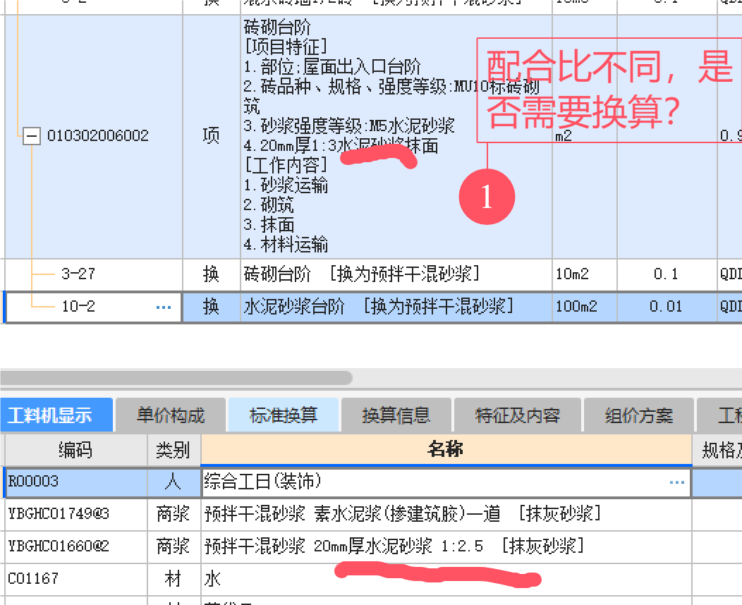 换算