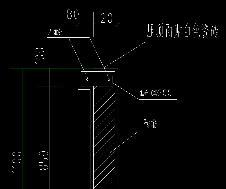 凸出墙