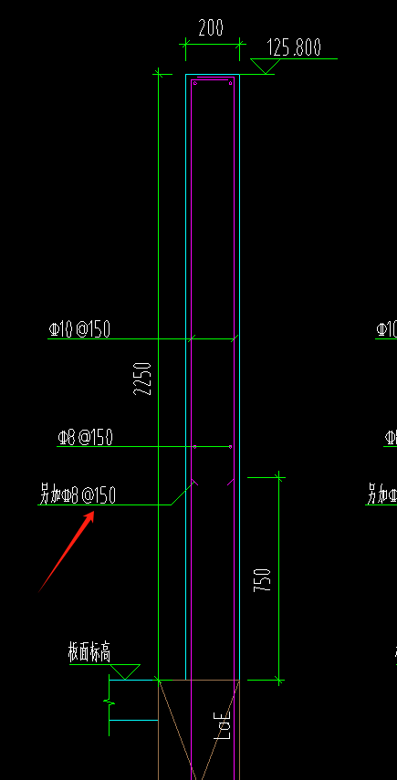 直筋