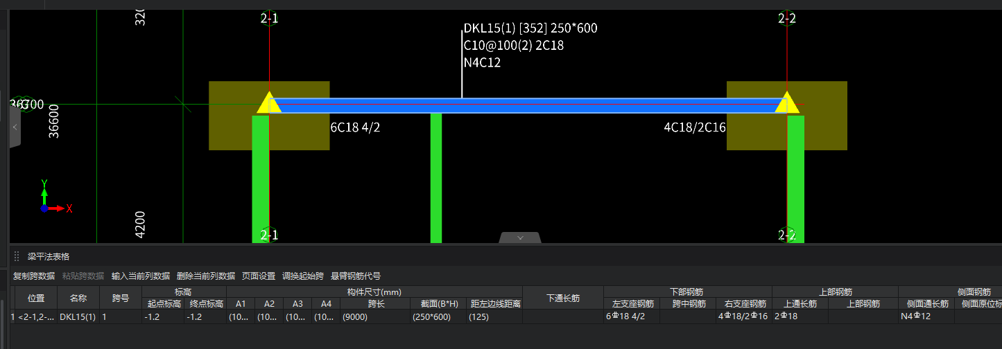钢筋不伸入支座