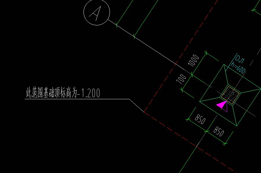 基礎頂標高