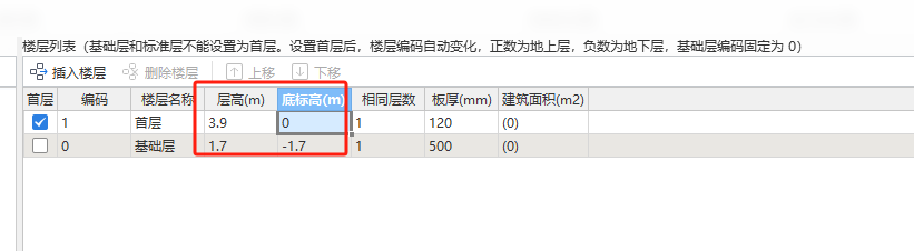 外地坪高差