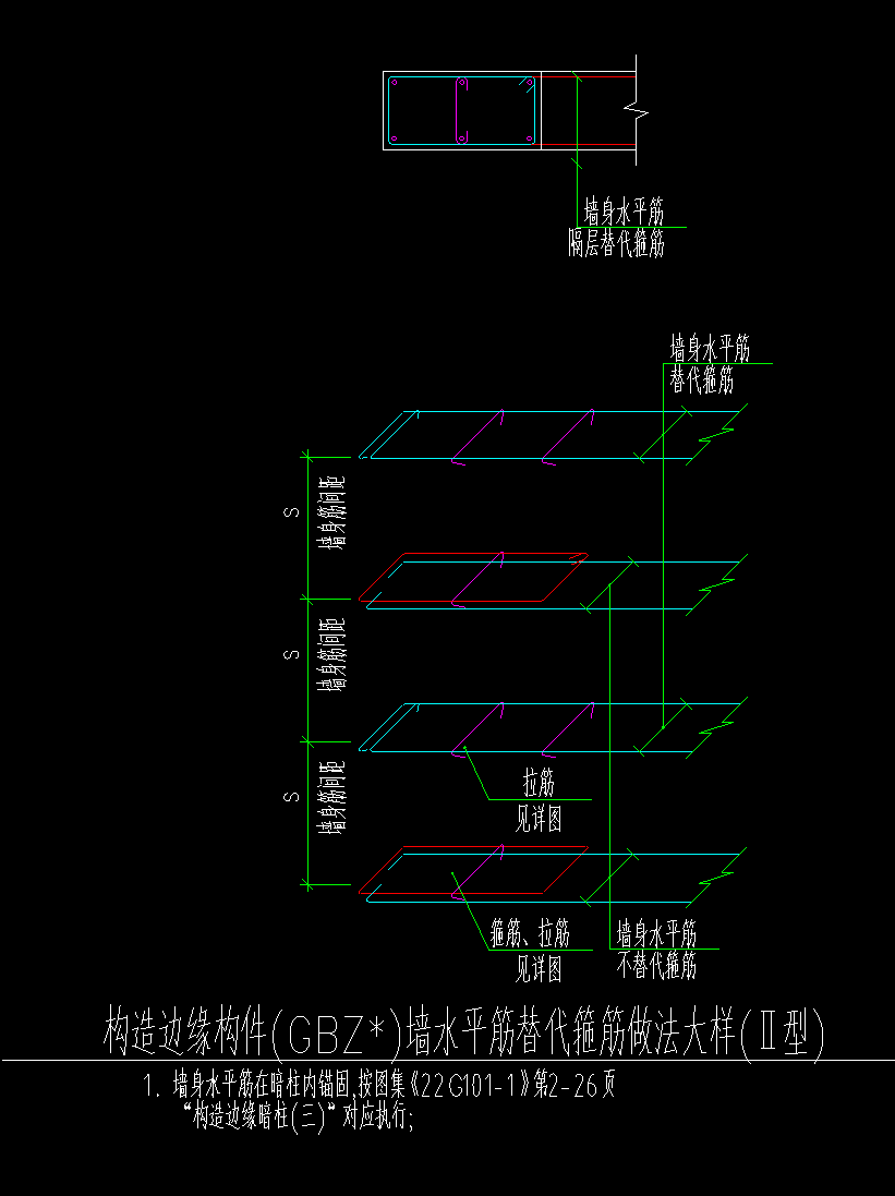 剪力墙水平筋