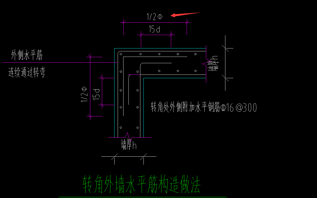 剪力墙水平附加筋