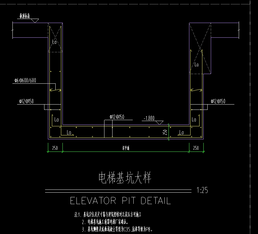 电梯基坑