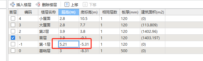 构件标高