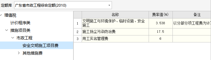 定额措施