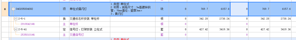 套定额