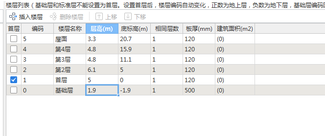 结构标高