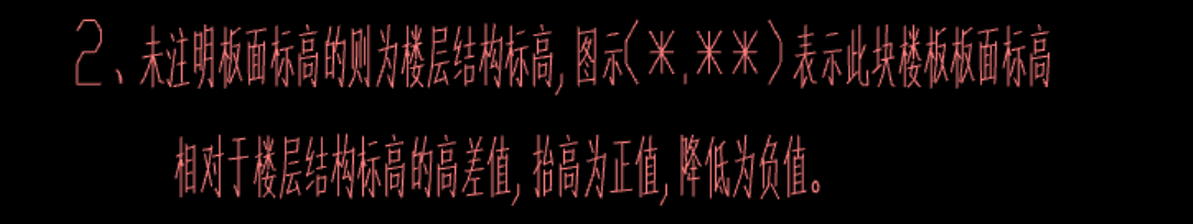 结构标高
