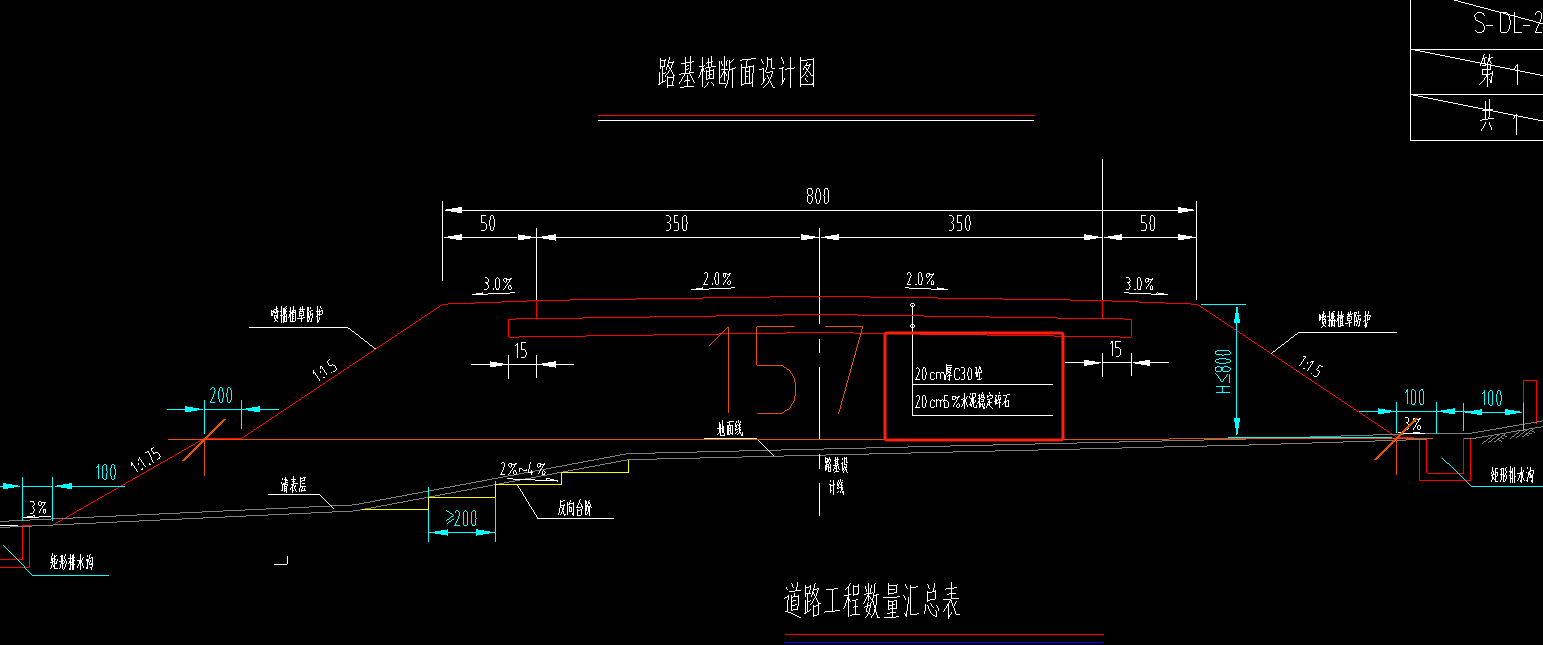 断面图