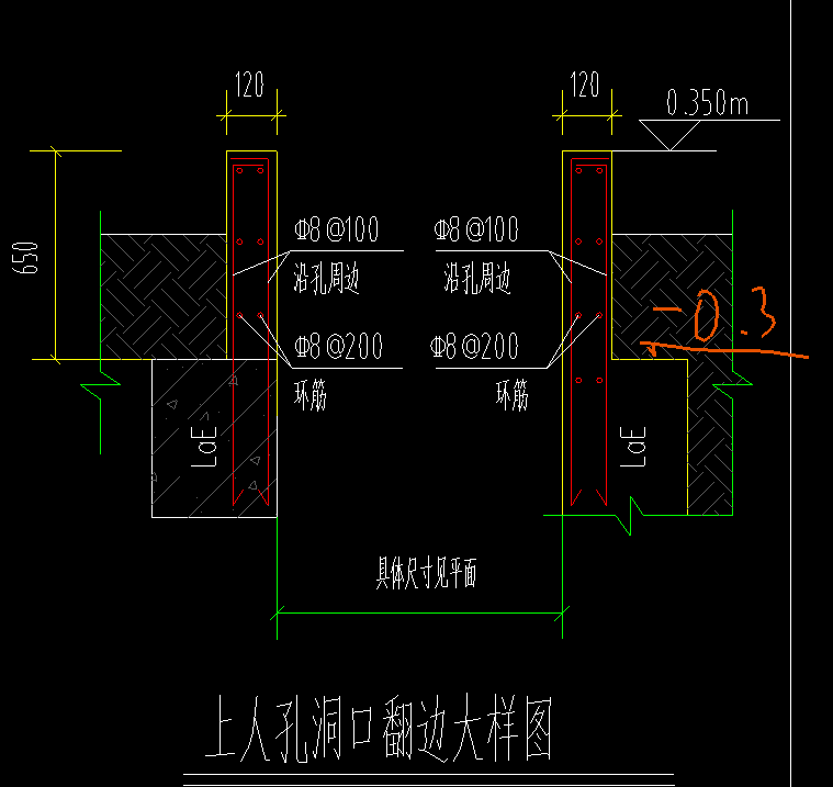 首层底标高