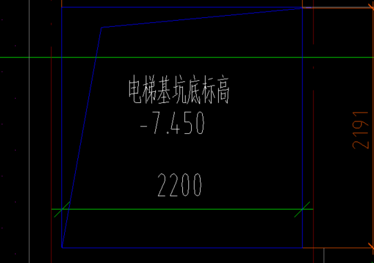 坑板顶标高