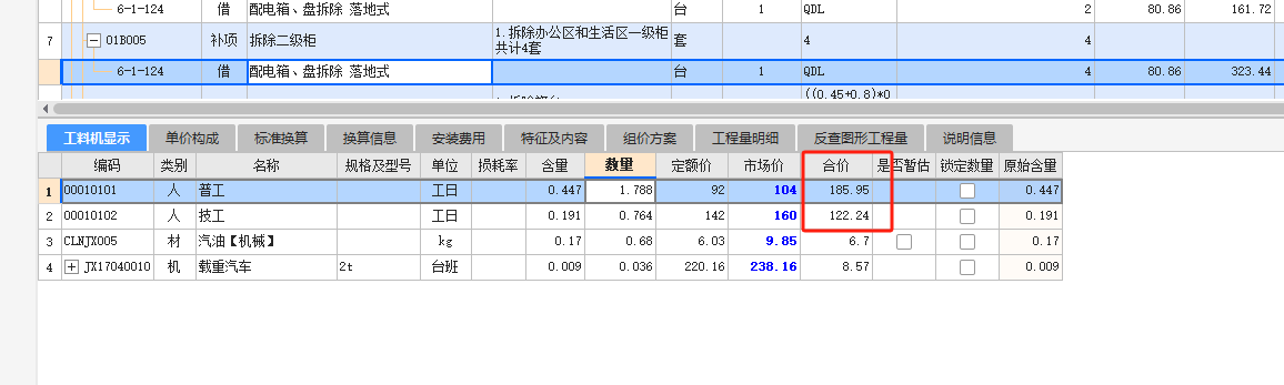 分项