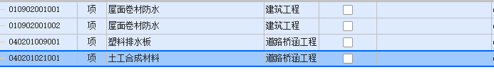 项目特征