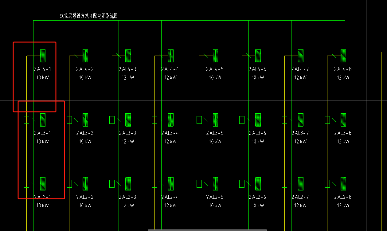 请问这个t接箱连接各层配电箱不需要修改电缆型号吗?