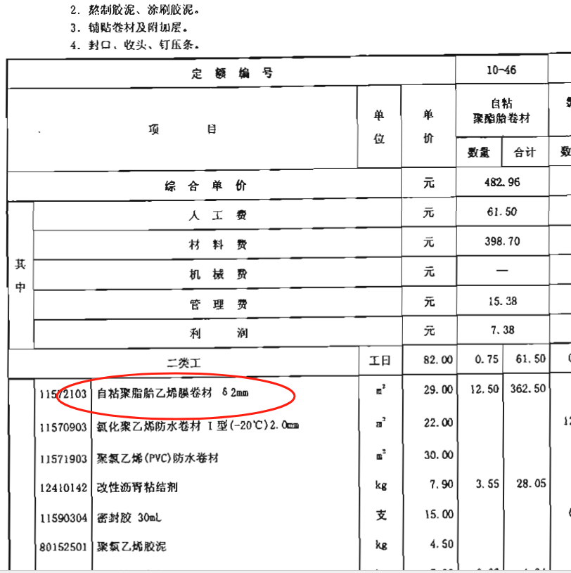 套哪个定额