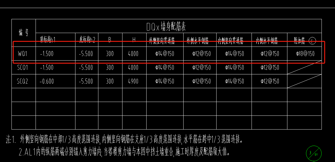 剪力墙垂直钢筋
