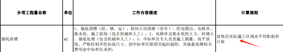 垫层底