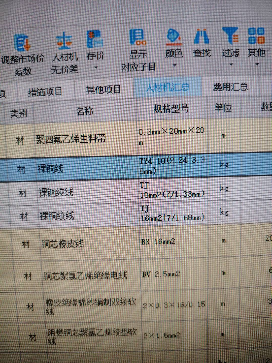 裸铜线