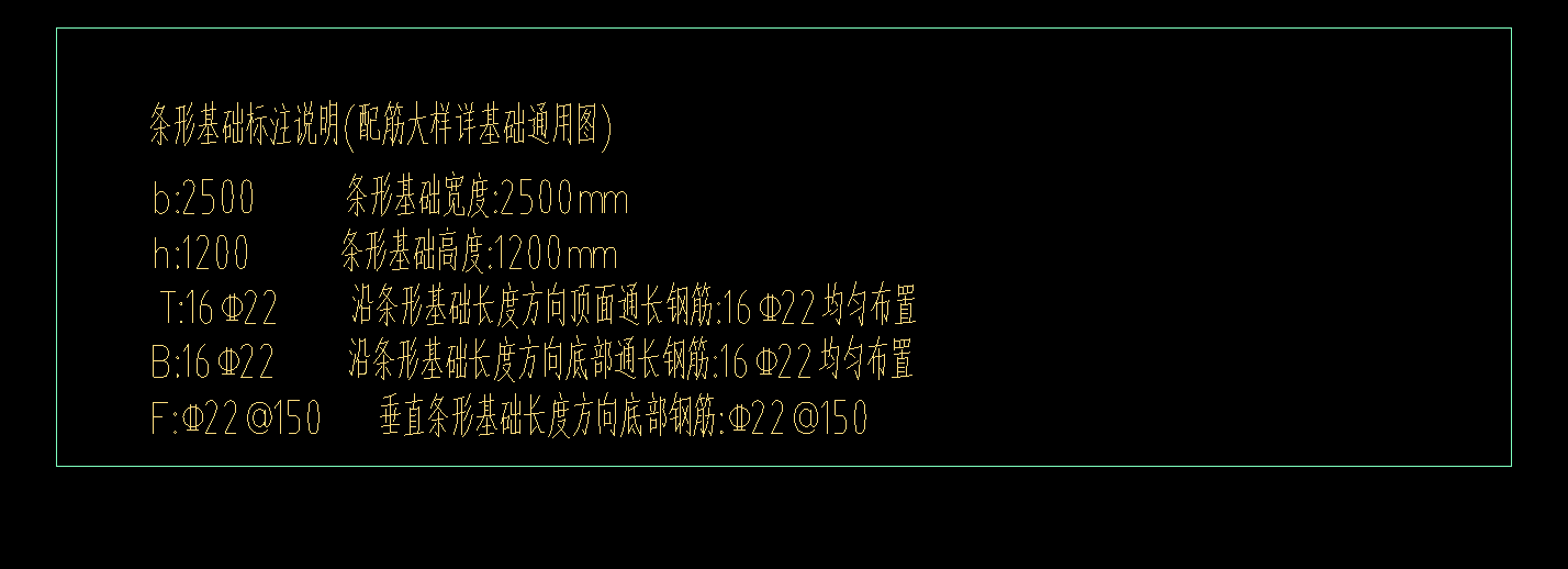 条形基础