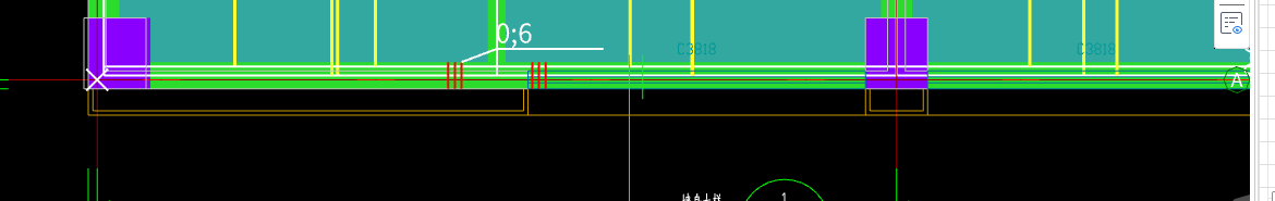 墙边