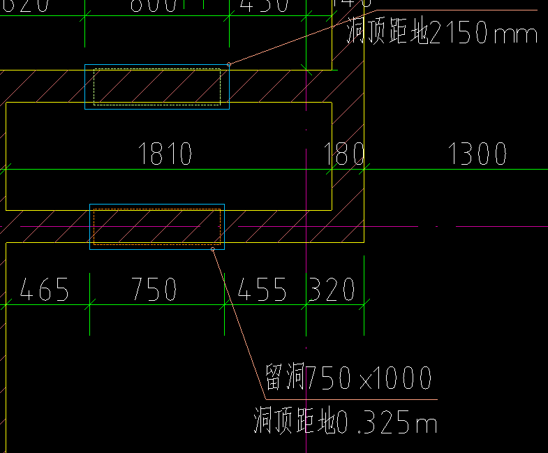 预留洞