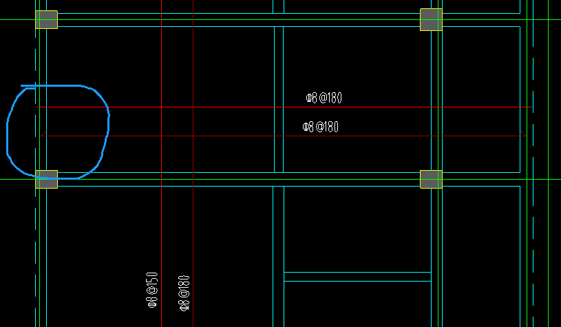 钢筋弯钩在图纸上画法图片