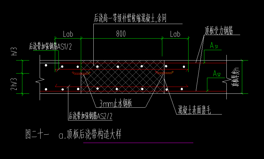 后浇带